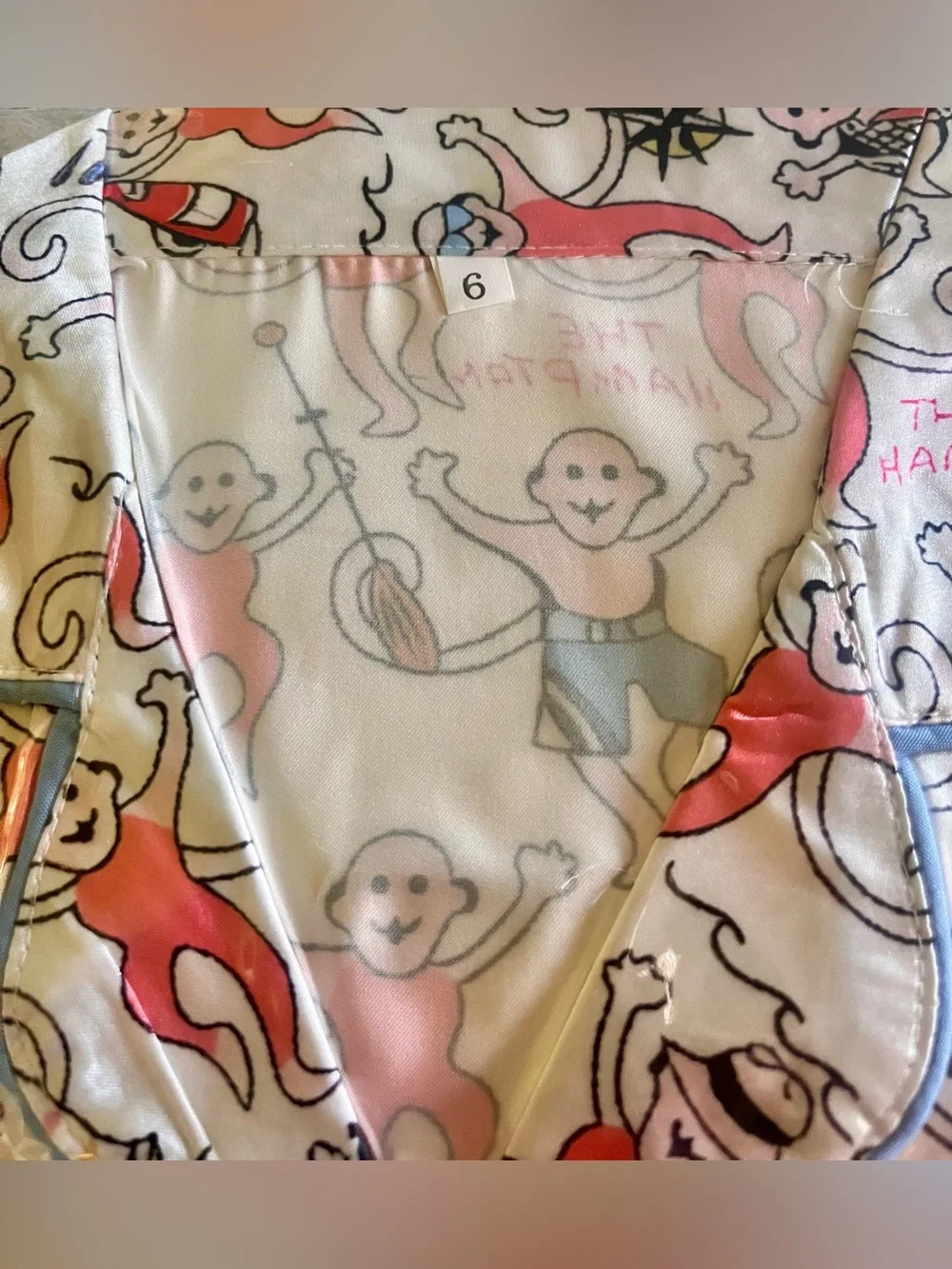 Soft Cute Kids Monkey Print Pajama Set